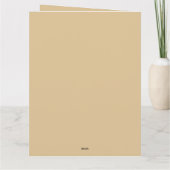 Denk Aan Jou Zachte Beer Knuffel Kaart (Achterkant)