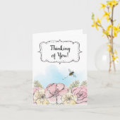 Denk aan jullie bloemen en bijenKaart Kaart (Gele Bloem)