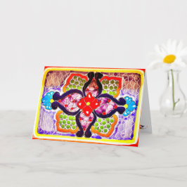 Denk aan jullie kleurrijke Talavera Mexicaanse gro Kaart