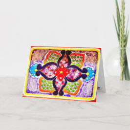 Denk aan jullie kleurrijke Talavera Mexicaanse gro Kaart