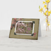 Denk aan jullie monarchen kaart (Gele Bloem)