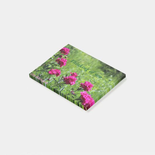 Denk aan jullie pinda's post-it® notes (Schuin)