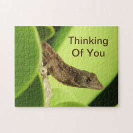 Denk aan jullie rebellie Gecko vriendschap Legpuzzel