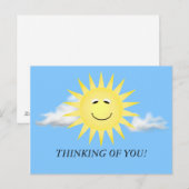 DENK AAN JULLIE SUNSHINE BRIEFKAART (Voorkant / Achterkant)