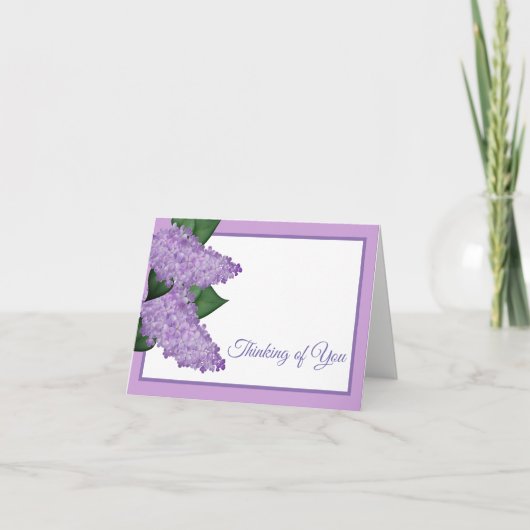 Denk aan Kaart-Lilacs Kaart (Voorkant)