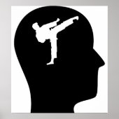 Denk aan Karate Poster (Voorkant)