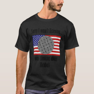 Denk aan Kickball Hobby-sporttraining T-shirt