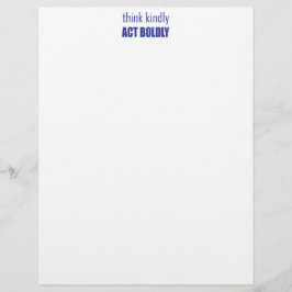 Denk aan Kindly, Act Bolly