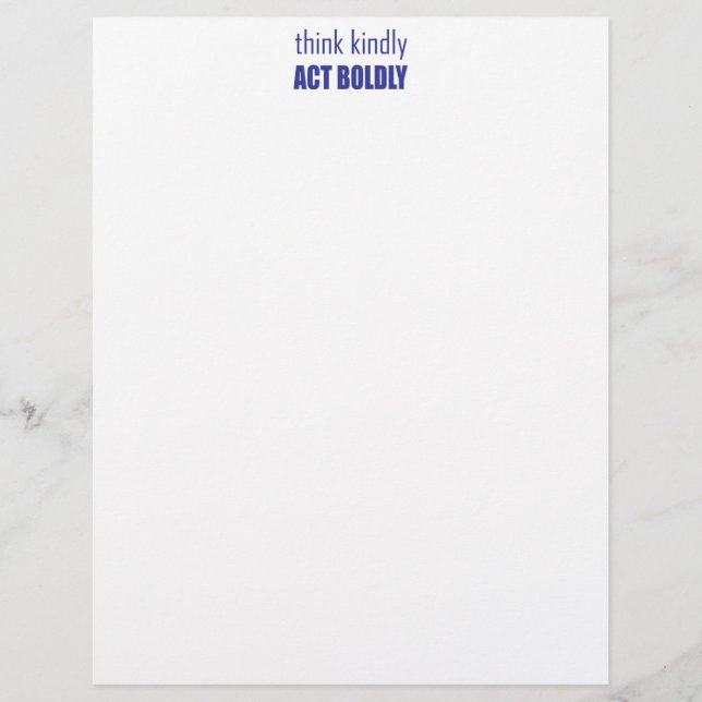 Denk aan Kindly, Act Bolly (Voorkant)