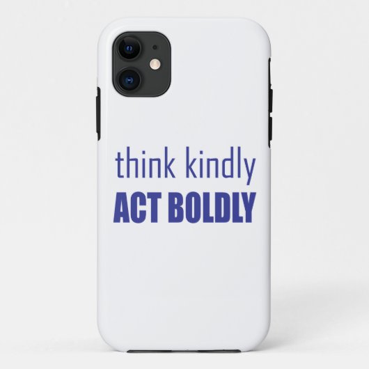 Denk aan Kindly, Act Bolly Case-Mate iPhone Case (Achterkant)