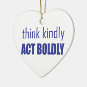 Denk aan Kindly, Act Bolly Keramisch Ornament (Links)