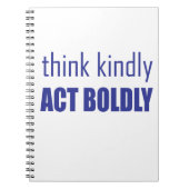 Denk aan Kindly, Act Bolly Notitieboek (Voorkant)