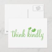 Denk aan Kindly Briefkaart (Voorkant / Achterkant)