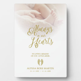Denk aan Klein Baby Engel Geliefden Overleden Fotoplaat