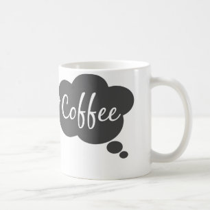 Denk aan koffie koffiemok