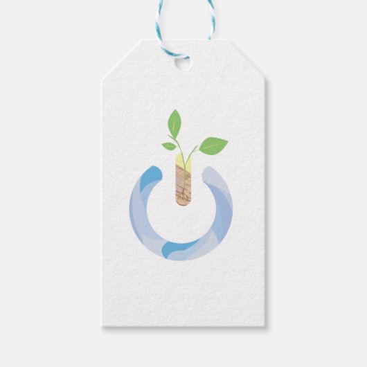 Denk aan kracht cadeaulabel (Voorkant)