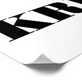 Denk aan Krebs-cyclus (Citroenzuur cyclus - TCAC) Poster (Hoek)