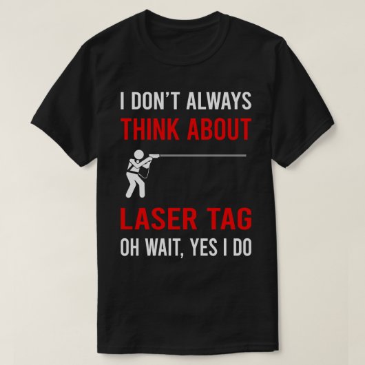 Denk aan laser Label T-shirt (Design voorkant)
