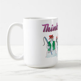 Denk aan Lente sneeuwpoppen met Mok in pansies