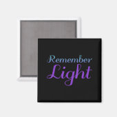 Denk aan licht ontwerp voor suïcidepreventie magneet (Voorkant / Achterkant)