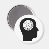 Denk aan luchtverkeersleiding magneet (Voorkant / Achterkant)