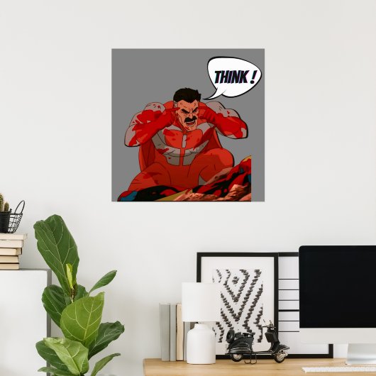 Denk aan Mark Omni man Poster (Thuiskantoor)