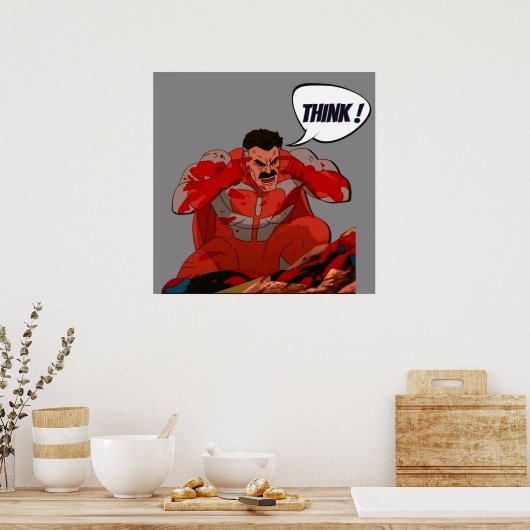 Denk aan Mark Omni man Poster (Keuken)