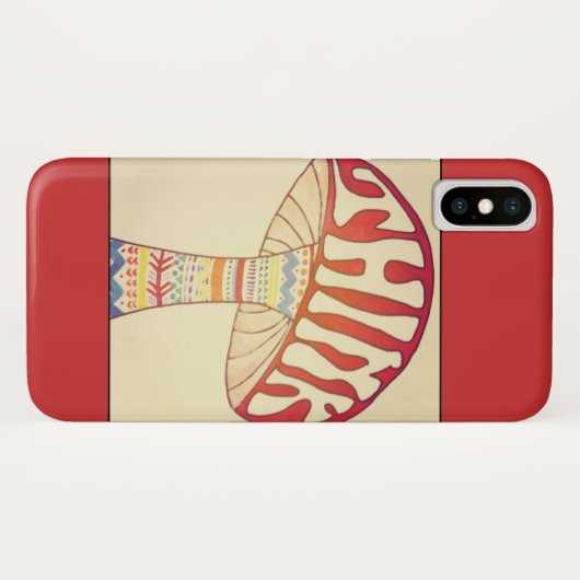 Denk aan Megaflora Design Case-Mate iPhone Case (Achterkant (horizontaal))