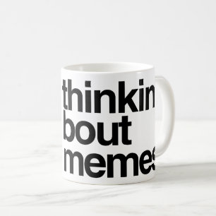 Denk aan memen koffiemok
