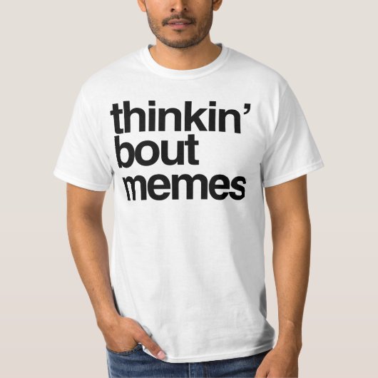 Denk aan memen t-shirt (Voorkant)