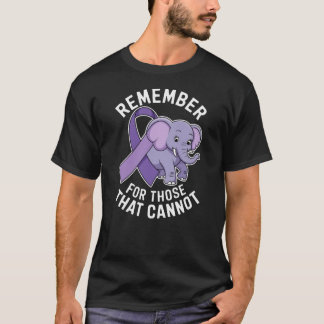 Denk aan mensen die geen Alzheimer kunnen krijgen T-shirt