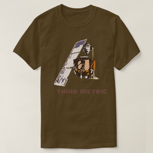 Denk aan Metrische Mars Climate Orbiter T-shirt (Design voorkant)