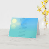 Denk aan mij kaart (Gele Bloem)