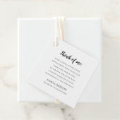 Denk Aan Mij Levensviering Foto Kaars Bedankjes Labels (In situ)