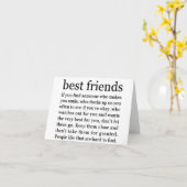 DENK AAN MIJN **** BESTE VRIEND **** GELUKKIGE VER KAART (Gele Bloem)