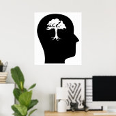 Denk aan milieuwetenschap poster (Thuiskantoor)