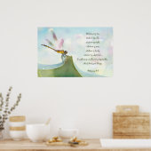 Denk aan mooie dingen. . . inspiratie door libelle poster (Keuken)