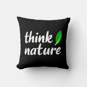 Denk aan natuur kussen