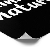 Denk aan natuur poster (Hoek)