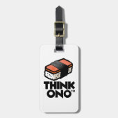 Denk aan Ono 1 hormoon spam Musubi Snack Bagagelabel (Voorkant verticaal)