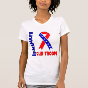 Denk aan onze troepen t-shirt