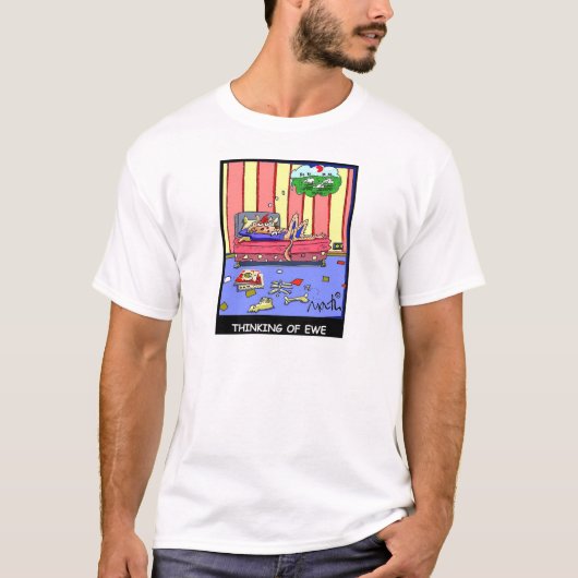Denk aan ooien. t-shirt (Voorkant)