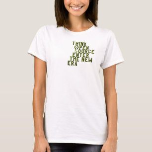 denk aan open source t-shirt