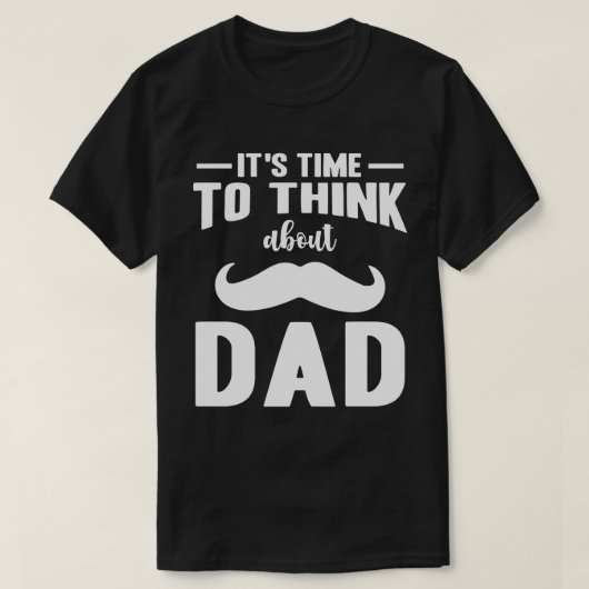 denk aan papa t-shirt (Design voorkant)
