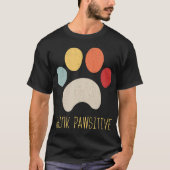 Denk aan pawsitieve  pap t-shirt (Voorkant)