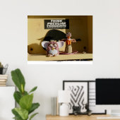 Denk aan Peculier denken Poster (Thuiskantoor)