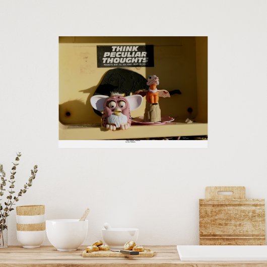 Denk aan Peculier denken Poster (Keuken)