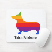 Denk aan Pembroke Mousepad Muismat (Met muis)