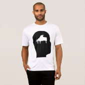 Denk aan Piano T-shirt (Voorkant volledig)