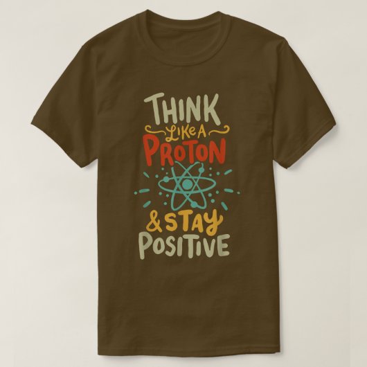 Denk aan Proton Funny Science 2400 T-shirt (Design voorkant)